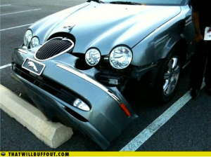 It was like this, but not a Jag...